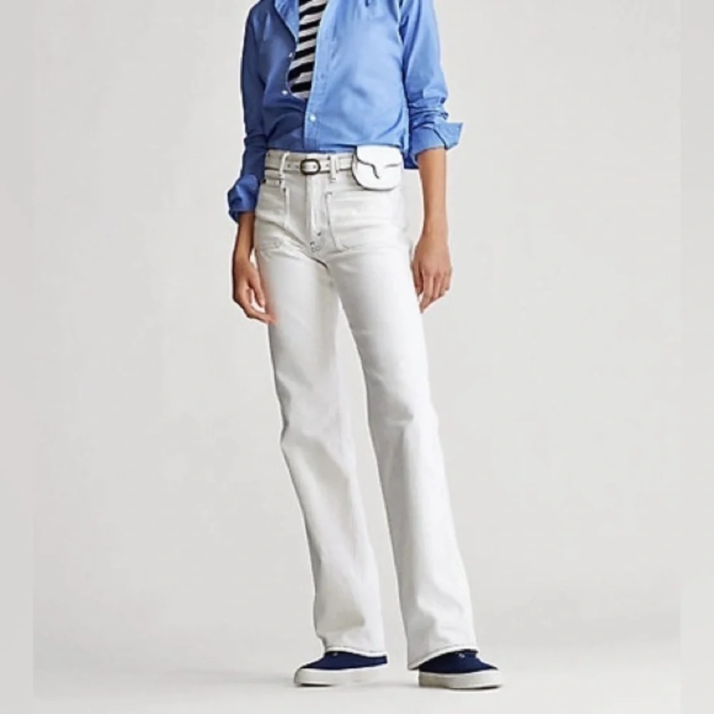Polo by Ralph Lauren | White Flare Jean - Size 26R- Excellent Condition​​​​​ - Picture 4 of 12
